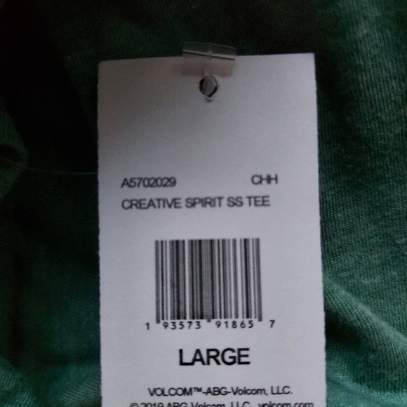 Volcom Modern Fit T-shirt size L - Picture 5 of 5